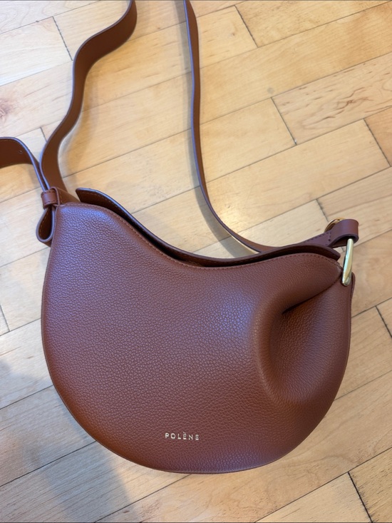 Polene Handbags - Polene Tonca Textured Cognac, Used Once Perfect Condition